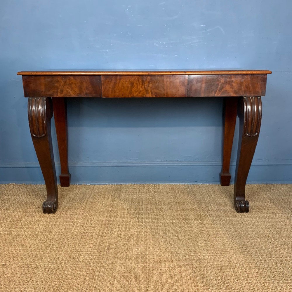 A George IV mahogany serving table circa 1830