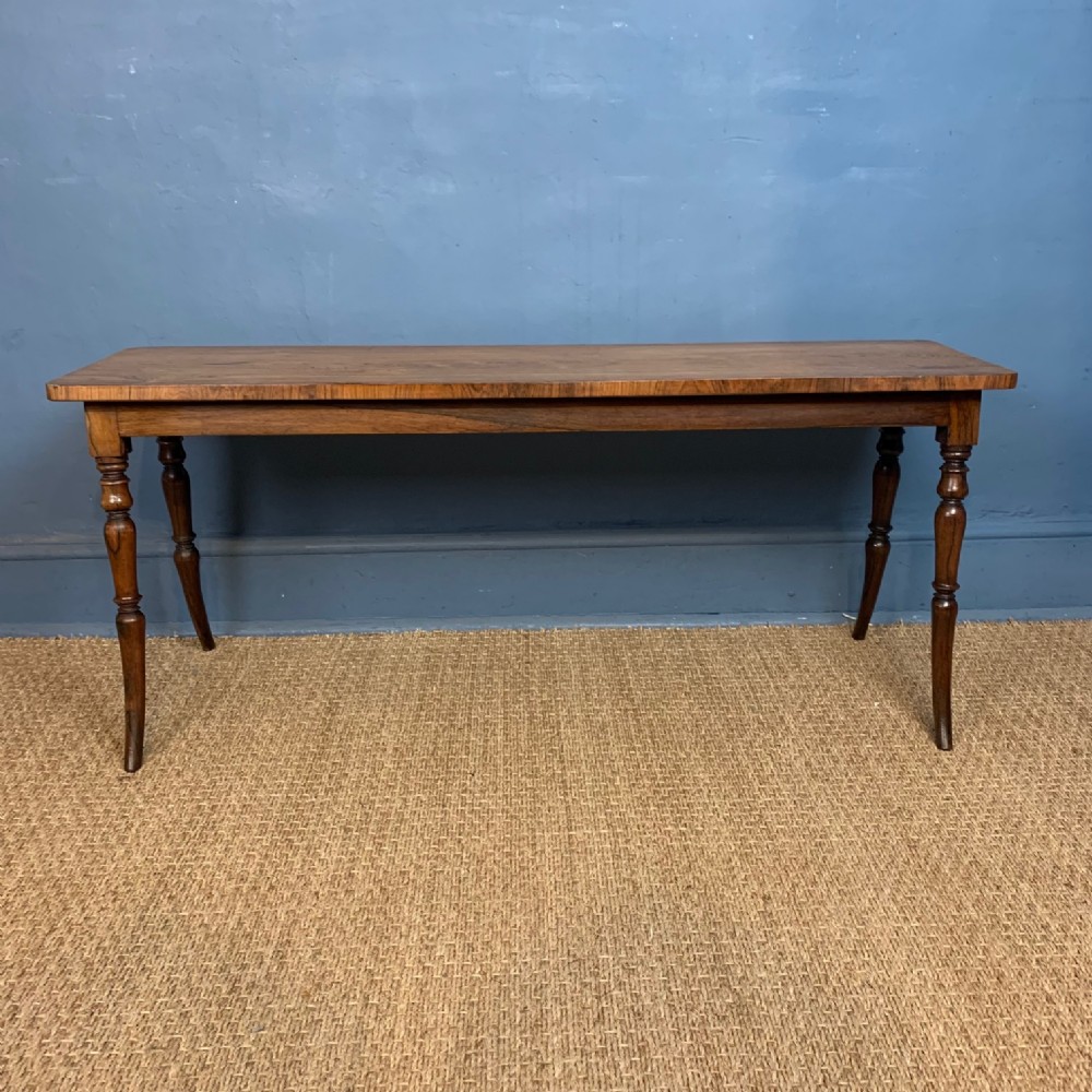 A rare Aesthetic Movement rosewood window seat circa 1880