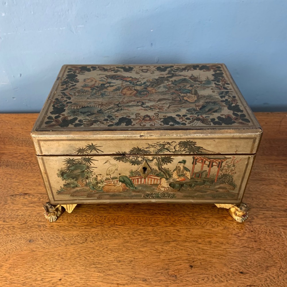 An early 19th Century Chinese export tea-caddy circa 1830