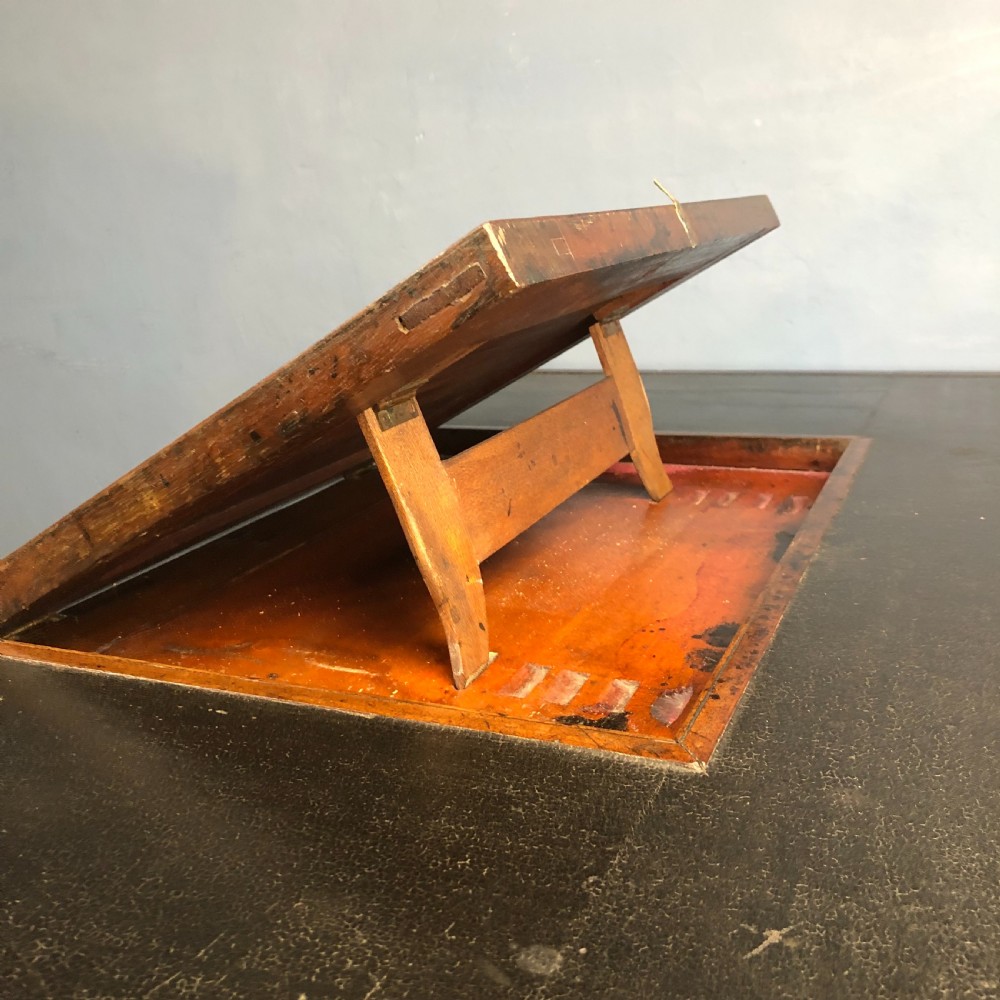 A George III mahogany writing table circa 1800  View V