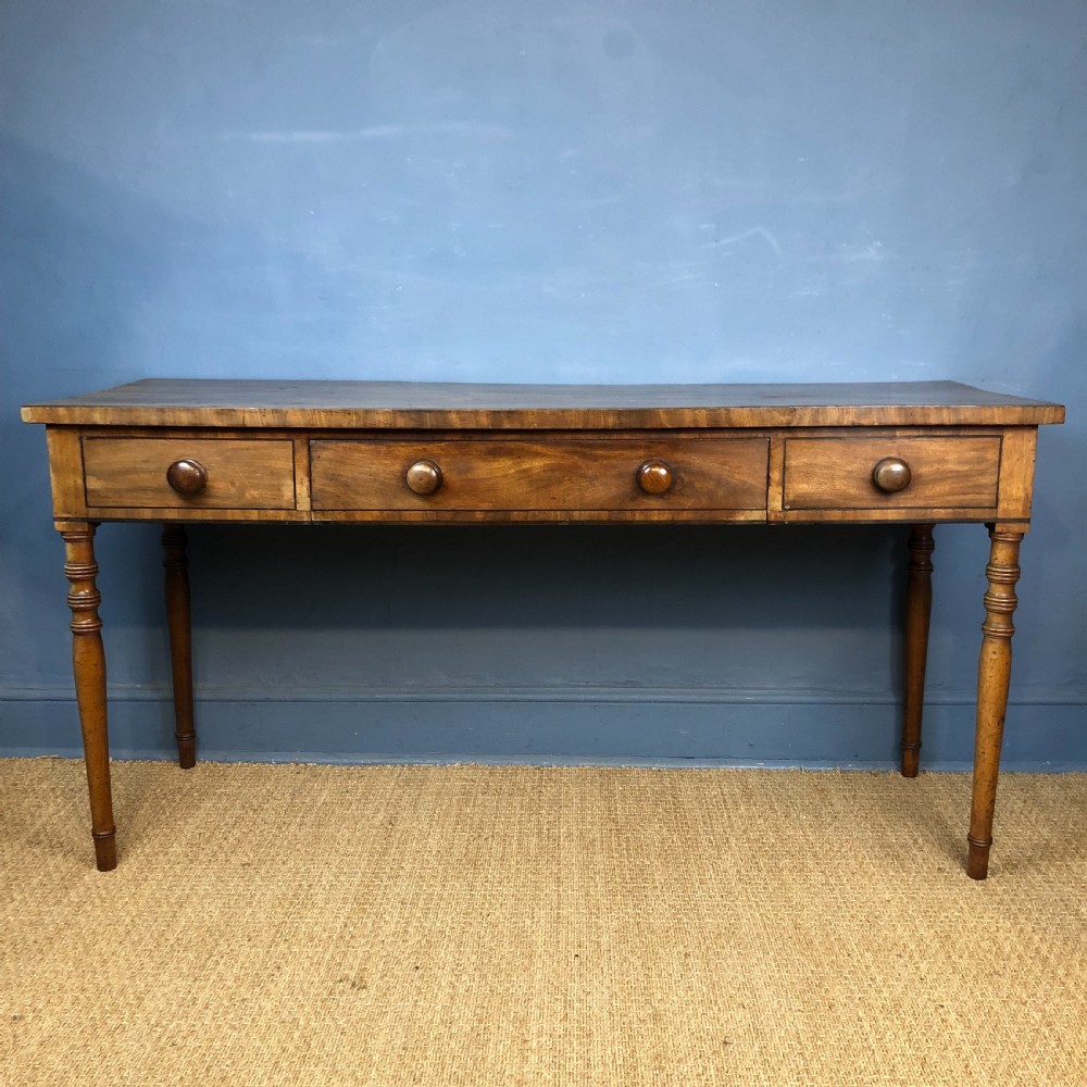 A George IV mahogany side table circa 1830