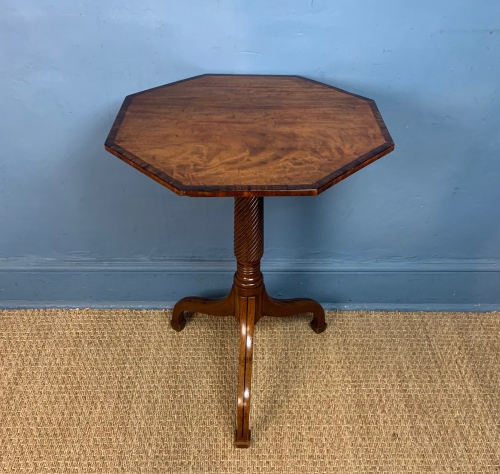 A George IV faded mahogany tripod table circa 1830