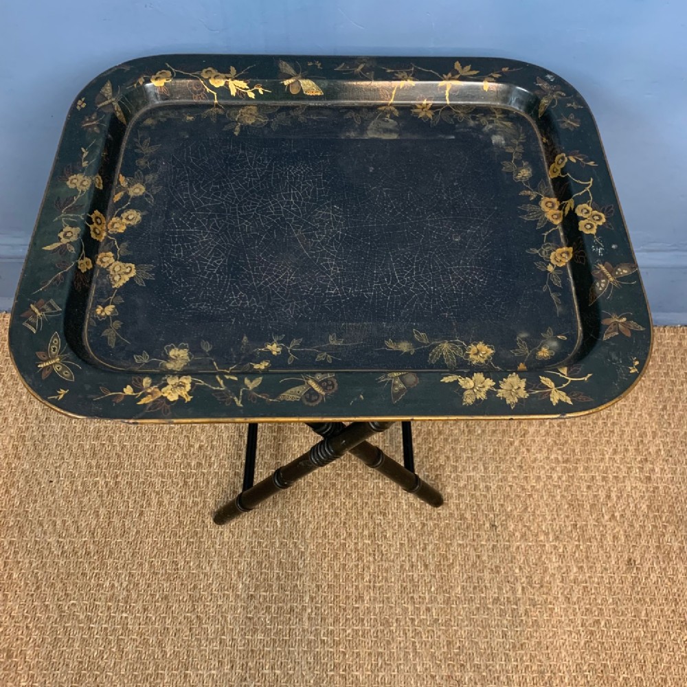 A Regency papier-mâché tray circa 1830