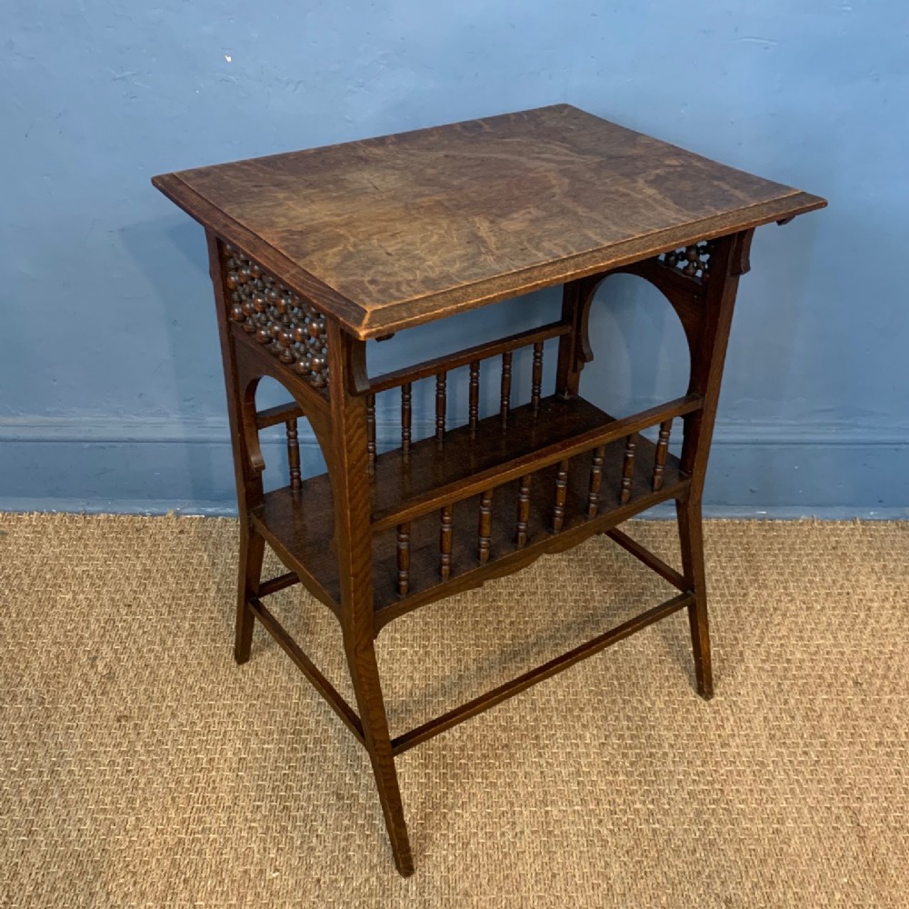 A Liberty oak Moorish Design table circa 1890