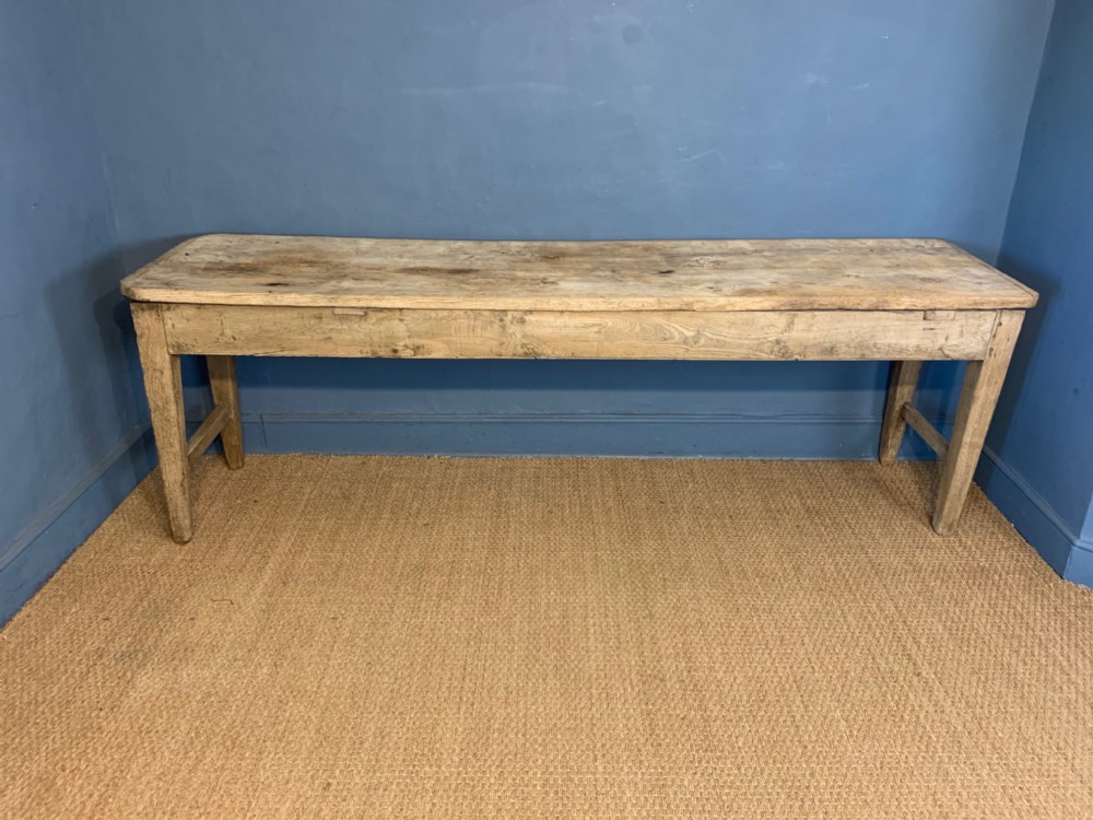 A late Georgian naturally bleached elm farmhouse table circa 1820 