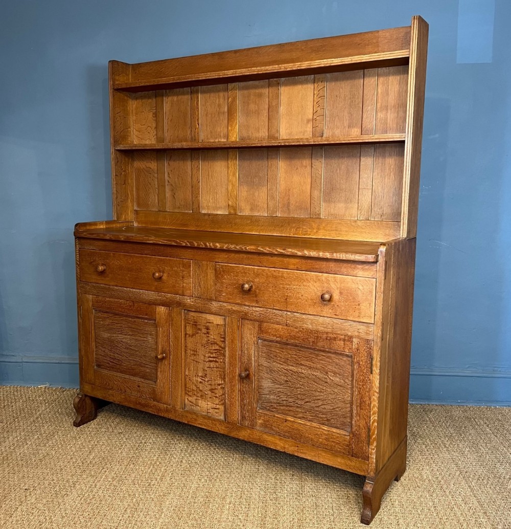 A Heals oak dresser circa 1930 designed by John Stark 