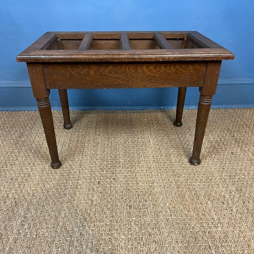 A Victorian oak luggage rack circa 1890