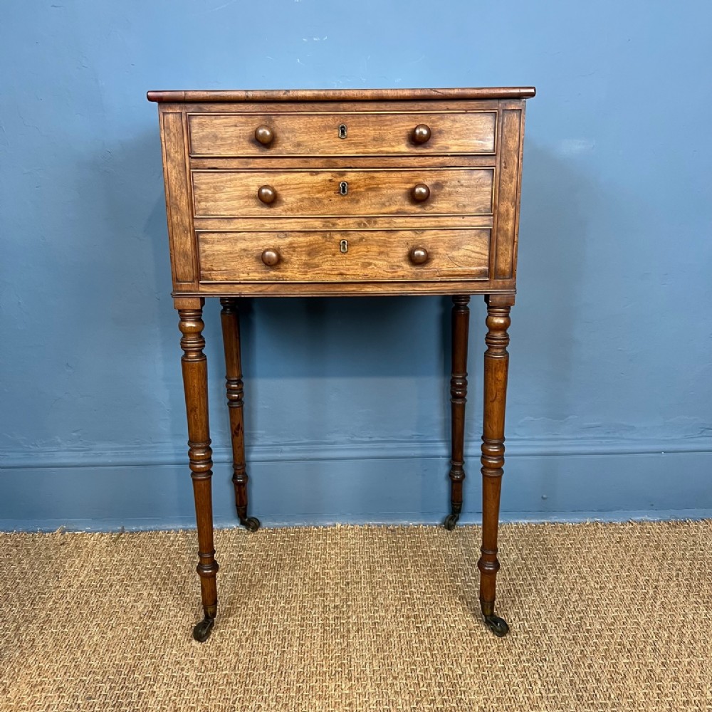 A George III mahogany side table circa 1810 