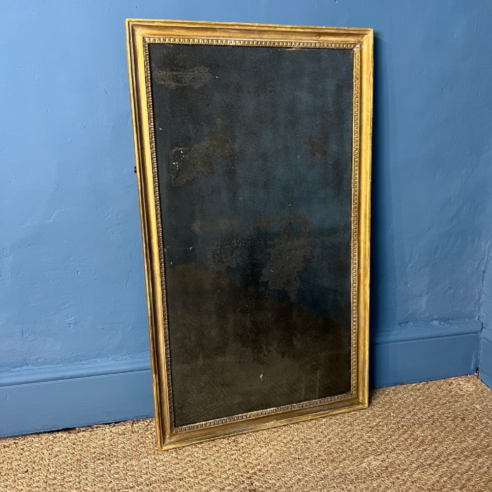 A George 111 gilt Adam period mirror circa 1800