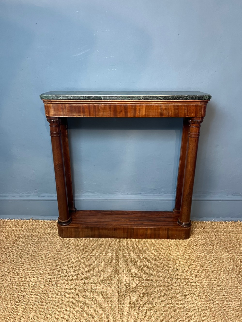 A small William IV mahogany console table circa 1835
