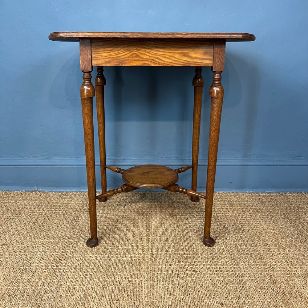 A Liberty and Co oak table circa 1890 
