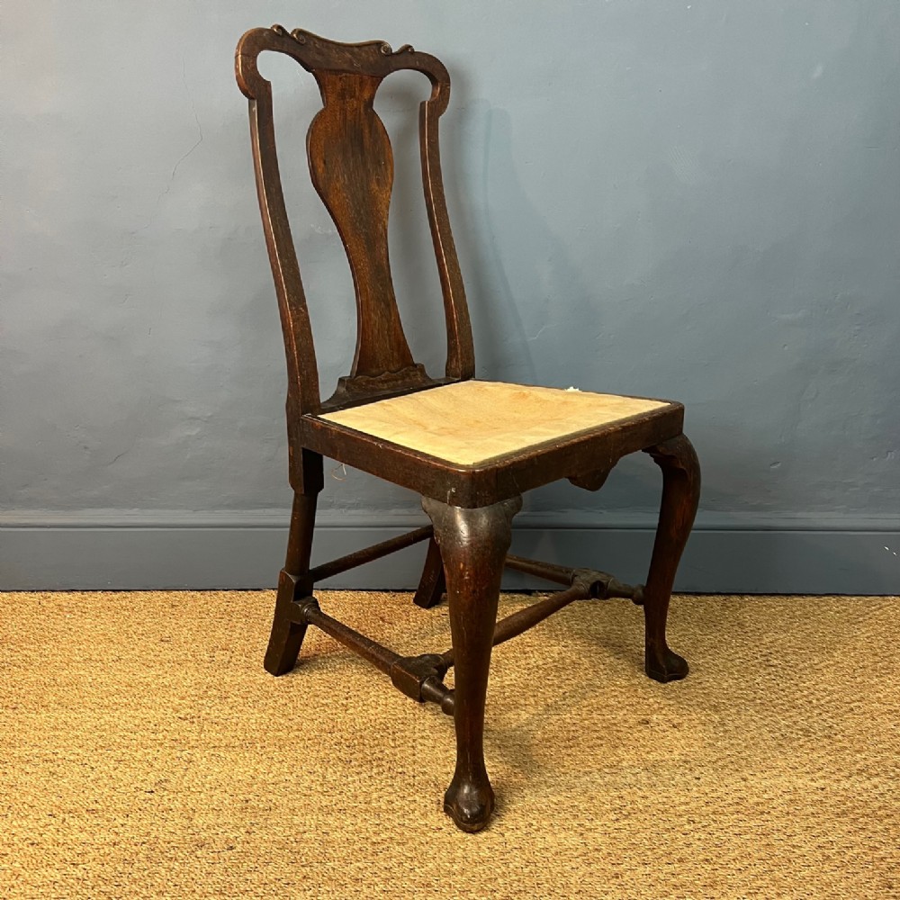 A George 1 walnut single chair circa 1720