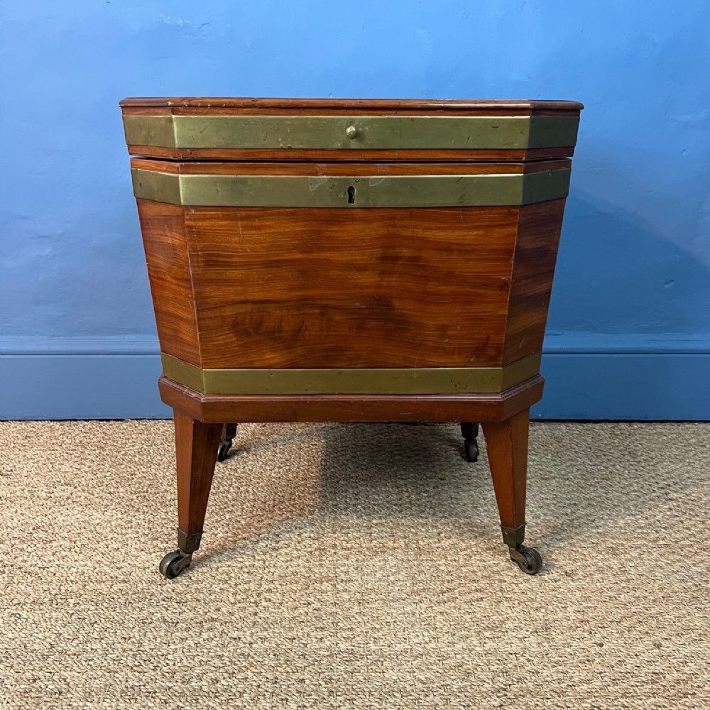 A George 111 mahogany hexagonal wine cooler circa 1780