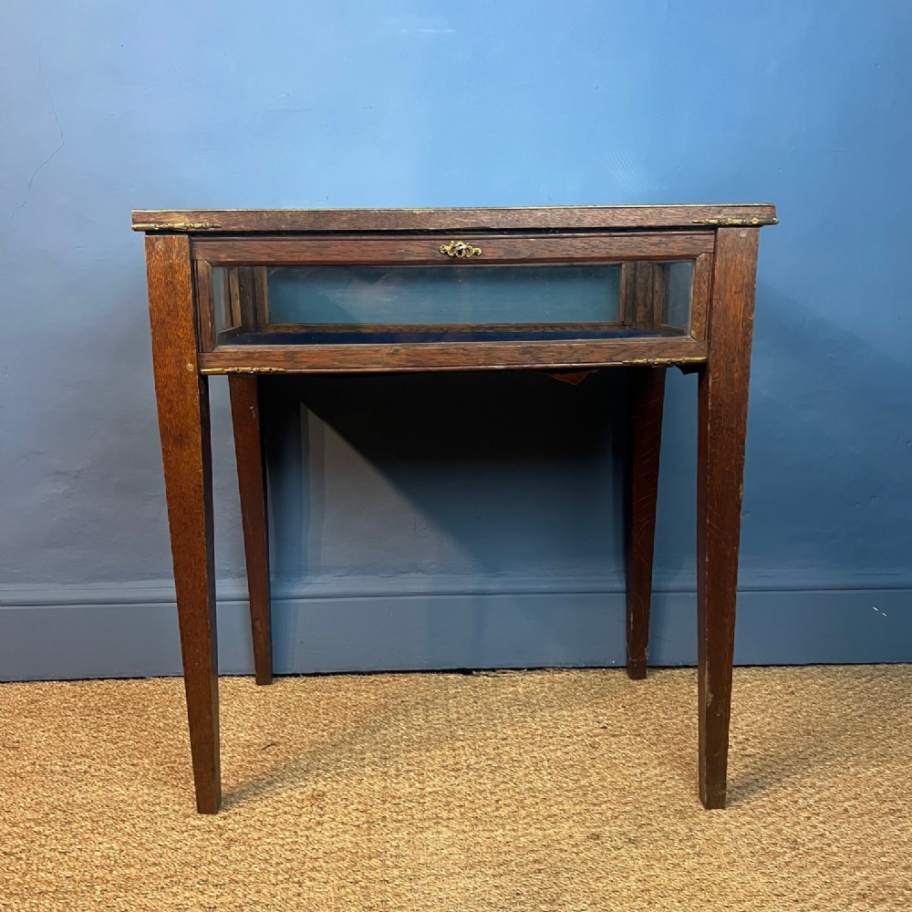 An unusual Victorian oak Bijouterie table circa 1880 