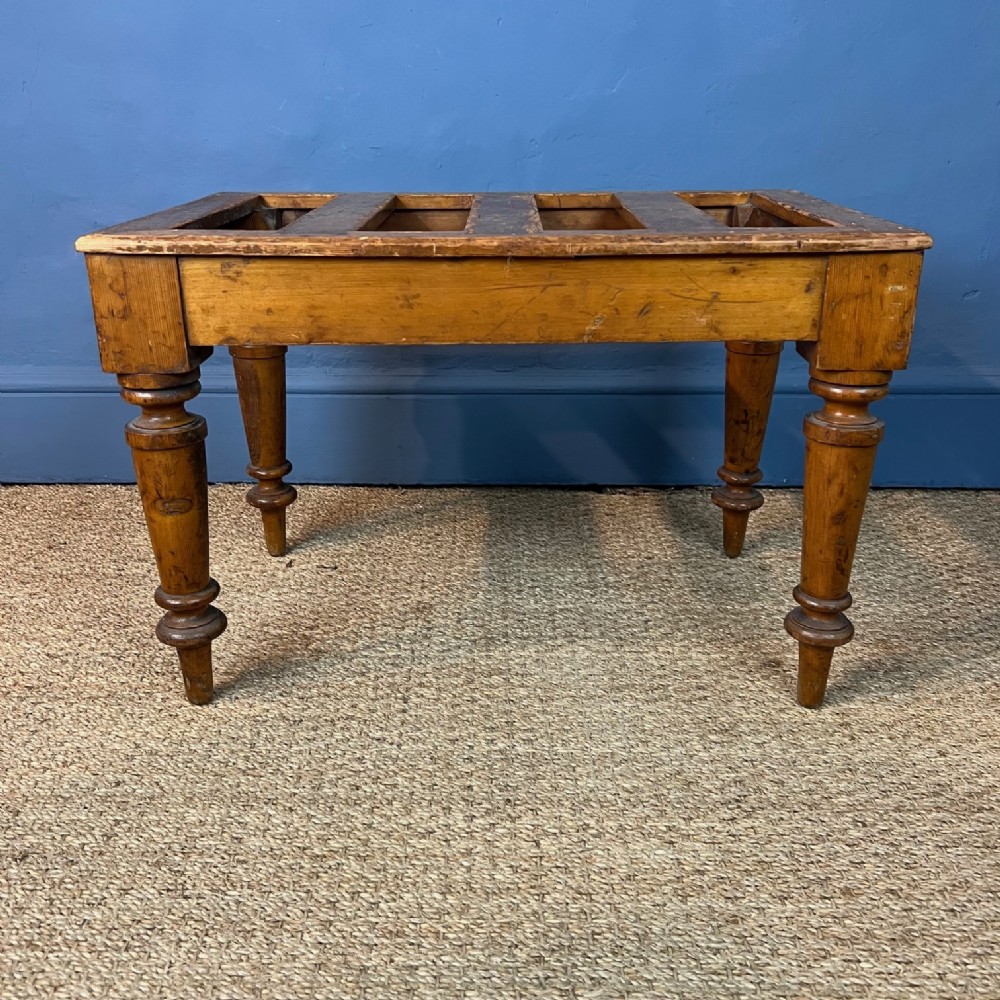 A Victorian pine luggage rack circa 1880 