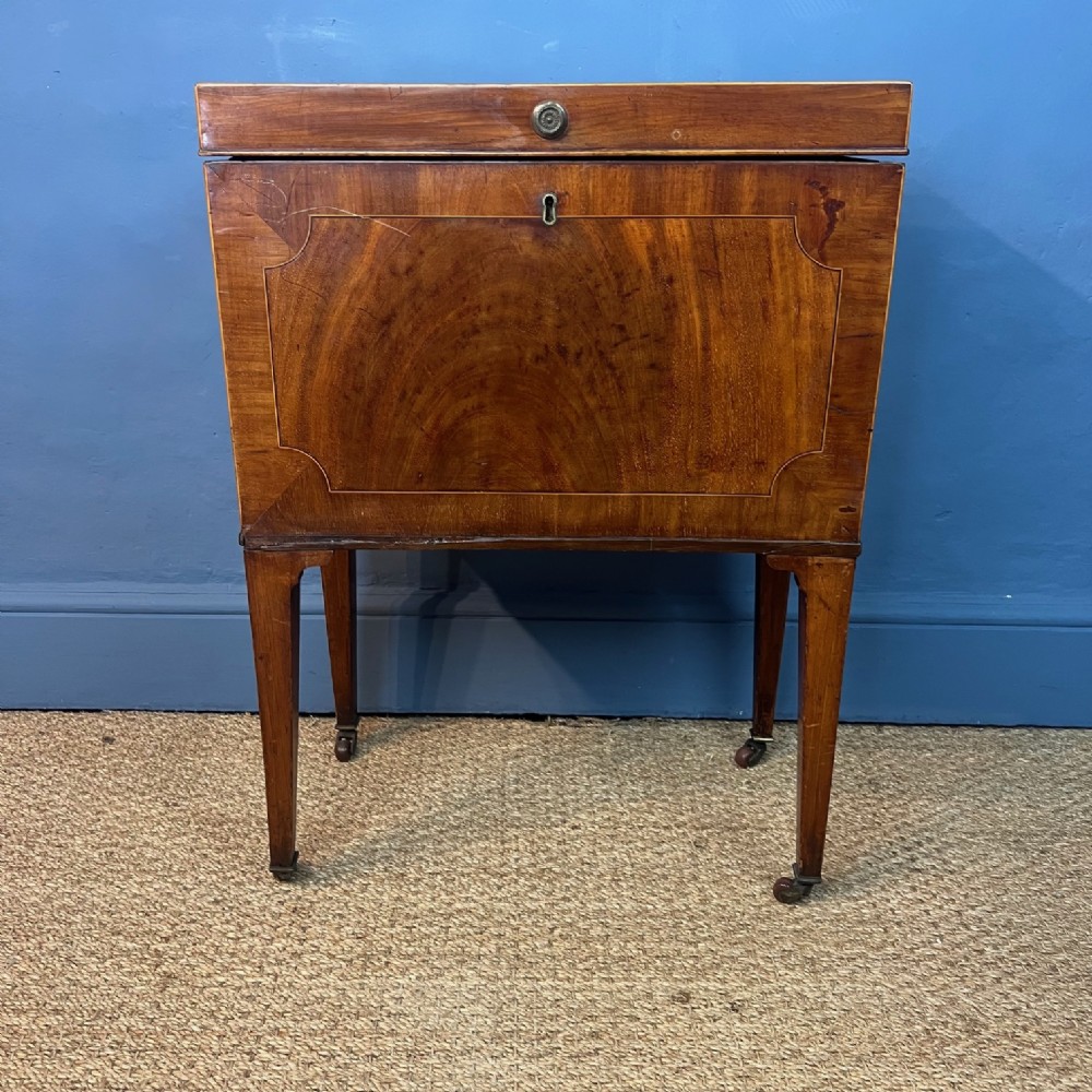 A George 111 mahogany wine cooler circa 1800
