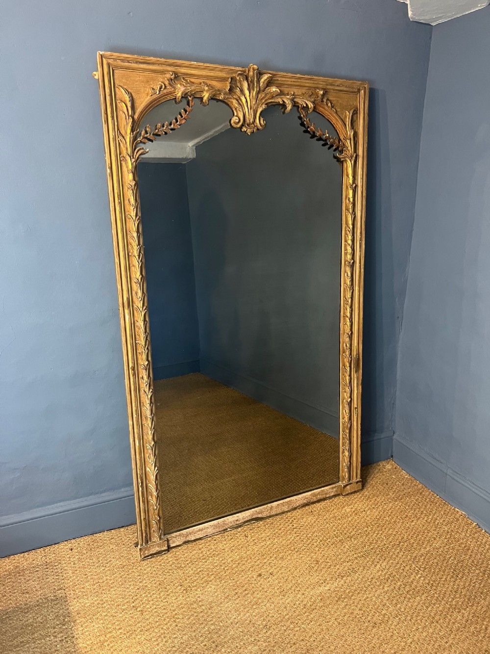 A large William IV gilt pier mirror circa 1835 