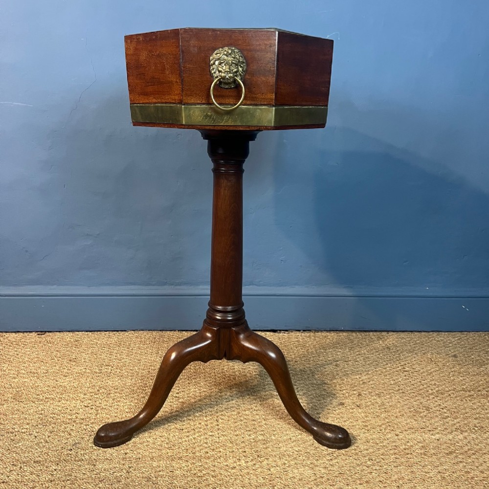 An early George mahogany wine cooler circa 1760