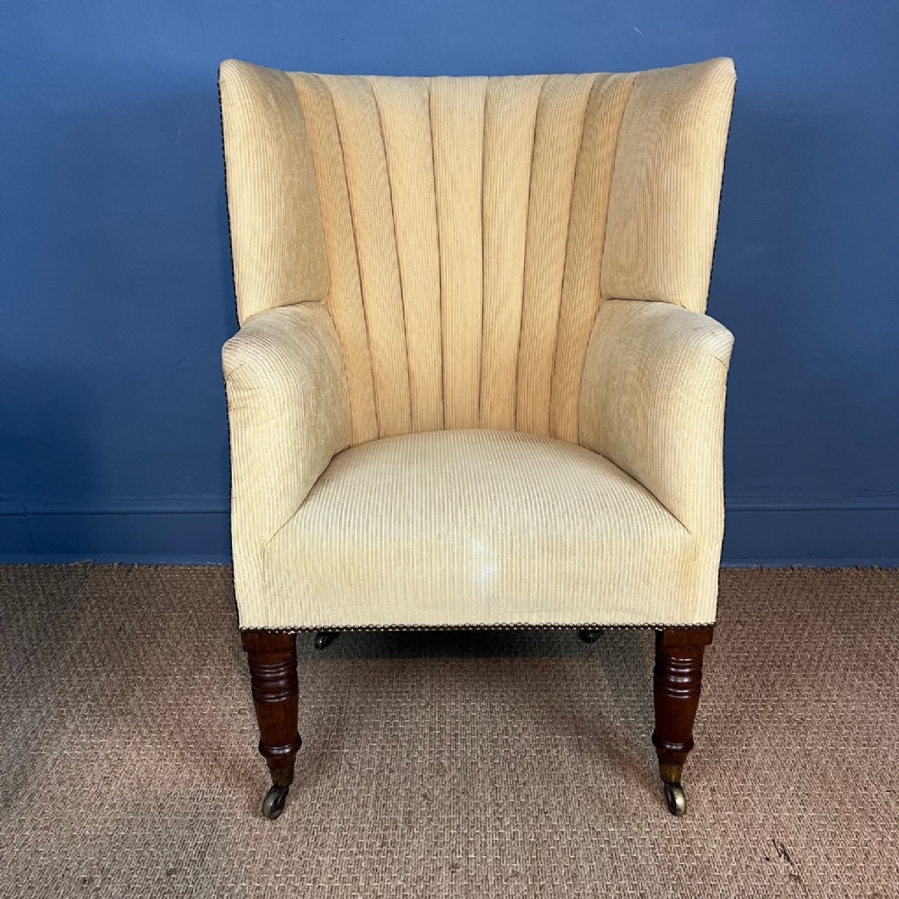 A George IV mahogany barrel back armchair circa 1830 