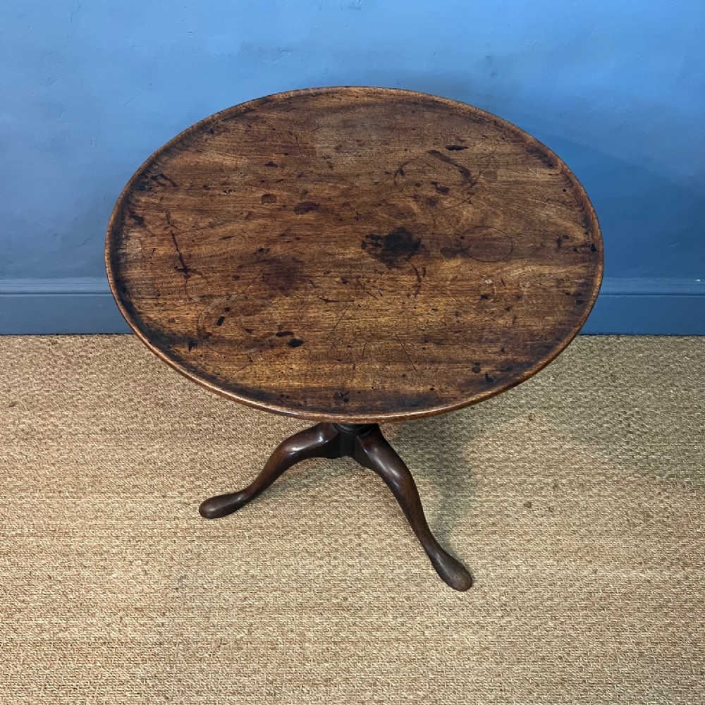 A Georgian mahogany tripod table circa 1800 