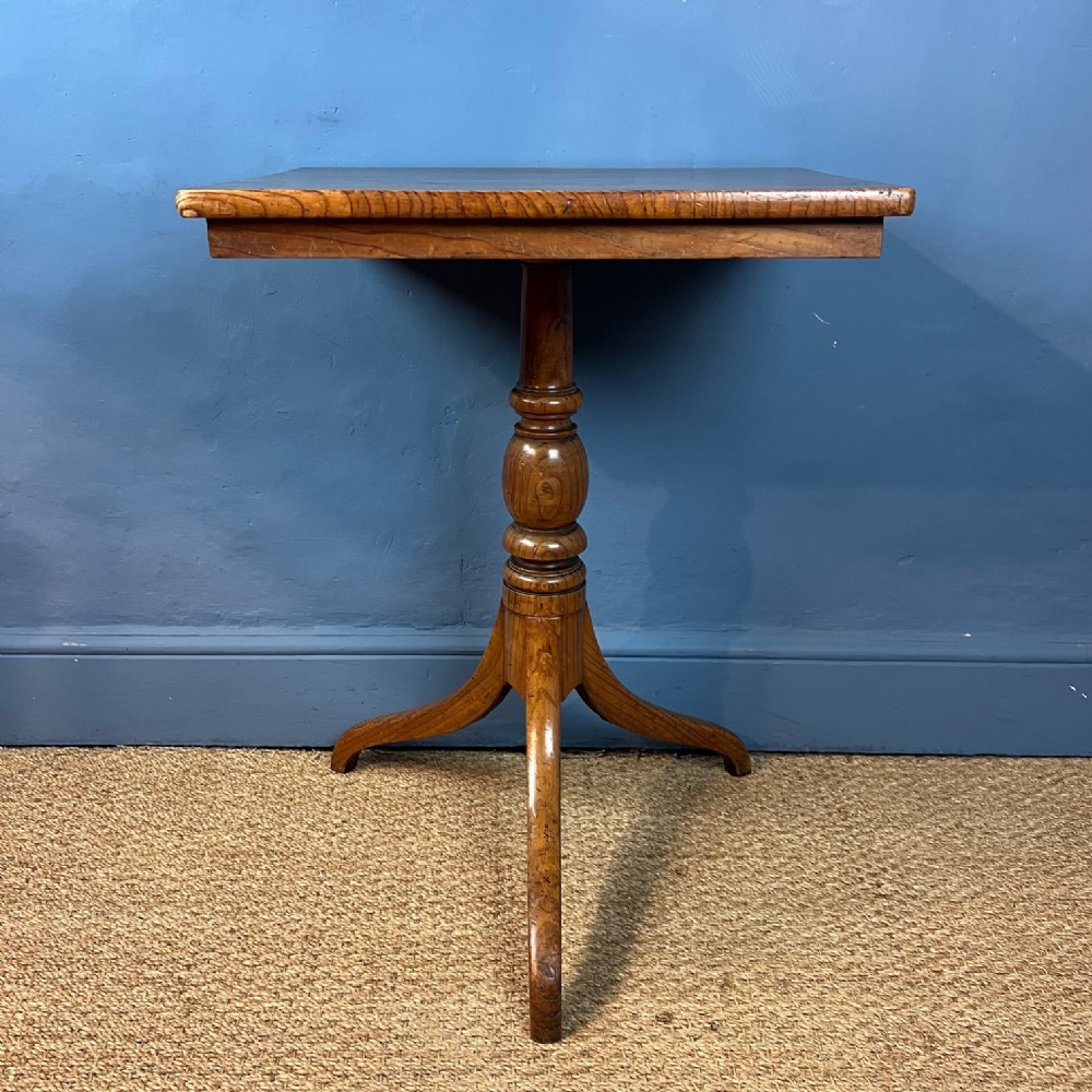 An unusual mid 19th century cedar tripod table circa 1840 