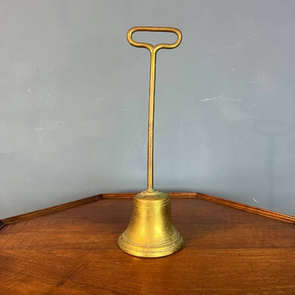 A Regency brass doorstop circa 1820