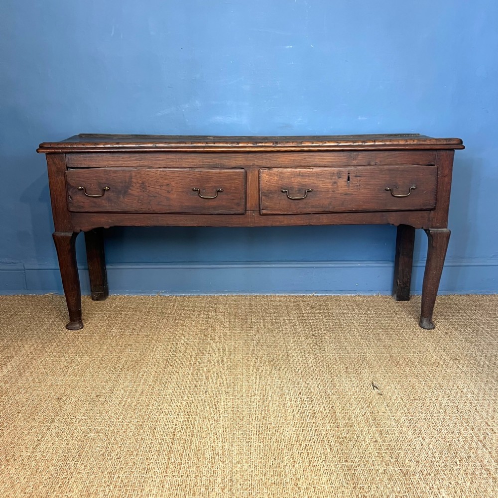 A late Georgian Cornish primitive oak dresser circa 1800