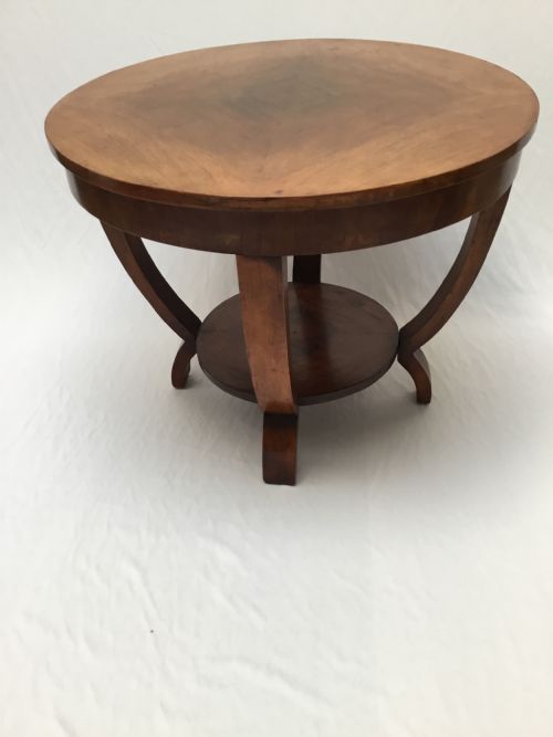 An Art Deco Walnut Side/coffee Table
