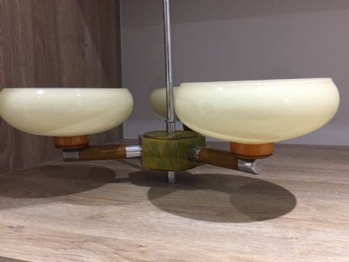 A Superb Art Deco Ceiling Light