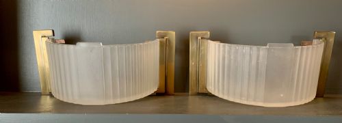 A Pair of Art Deco Wall Lights