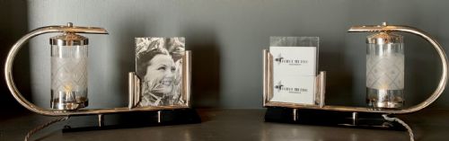 fig 1. Pair of Art Deco Lamps