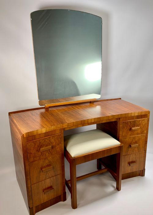 Art Deco Dressing Table and Stool