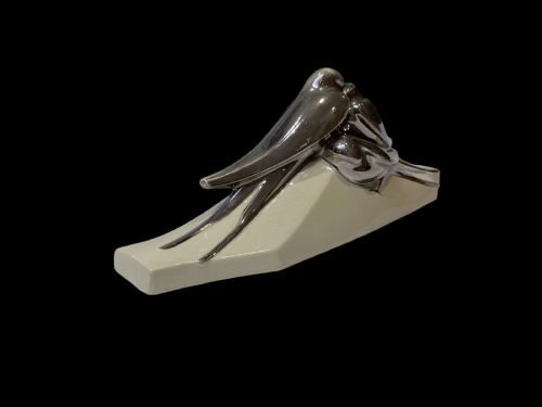 fig 1. Art Deco Sculpture of Swallows