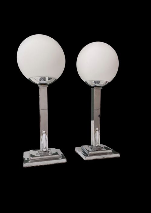 Pair of Art Deco Lamps
