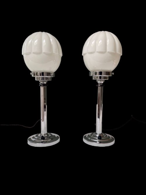 Pair of Art Deco Lamps