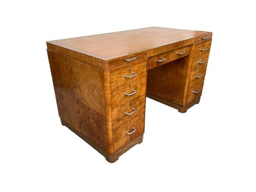 A Fine Art Deco Desk by Hamptons of Pall Mall, London