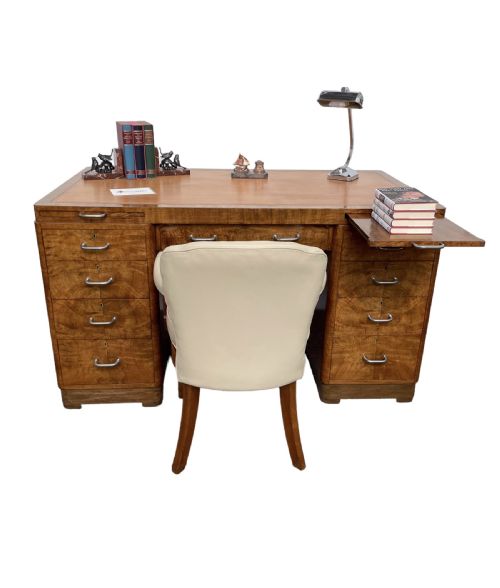 fig 1. A Fine Art Deco Desk by Hamptons of Pall Mall, London