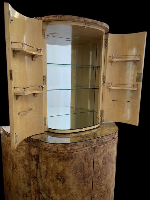 FINE ART DECO COCKTAIL CABINET BY HARRY AND LOU EPSTEIN - ADDITIONAL PHOTO 9