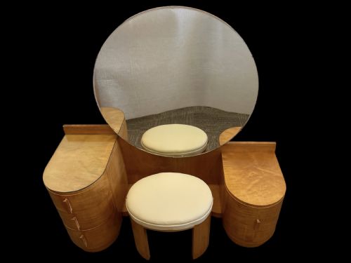 Fine Art Deco Dressing  Table and Stool