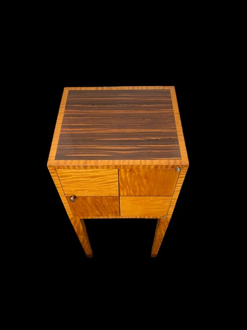 fig 1. Exceptional Art Deco Bedside Table