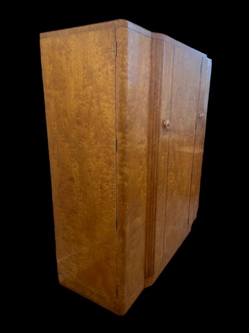 fig 1. Art Deco Triple Wardrobe by Harry and Lou Epstein