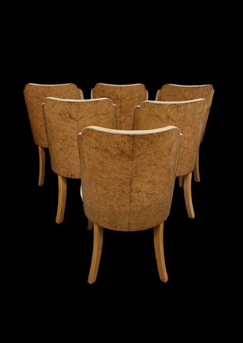 fig 1. Art Deco Dining Room Table and Six Chairs by Harry and Lou Epstein