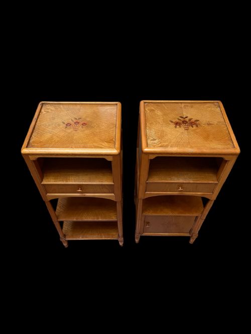 Art Deco Pair of Side/bedside Tables