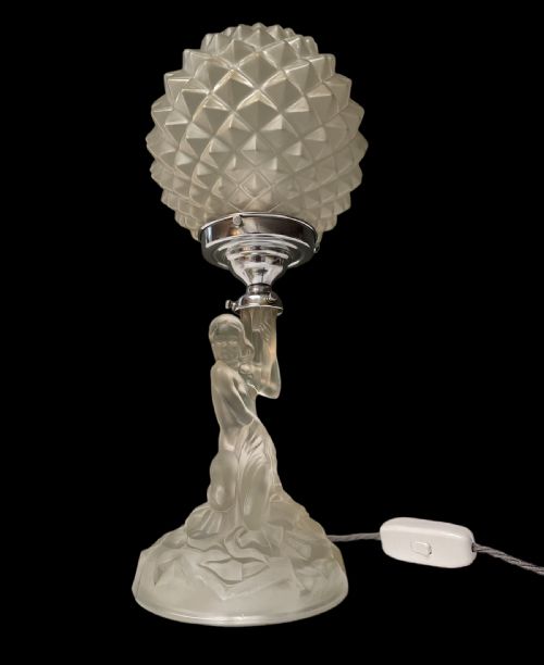 fig 1. Art Deco Lady Lamp