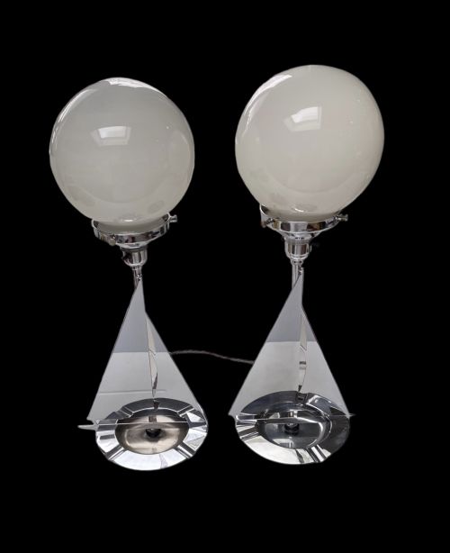 A PAIR OF ART DECO LAMPS - ADDITIONAL PHOTO 3