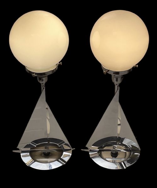 A PAIR OF ART DECO LAMPS - ADDITIONAL PHOTO 6