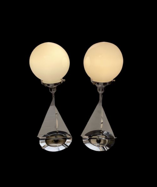 A PAIR OF ART DECO LAMPS - ADDITIONAL PHOTO 7