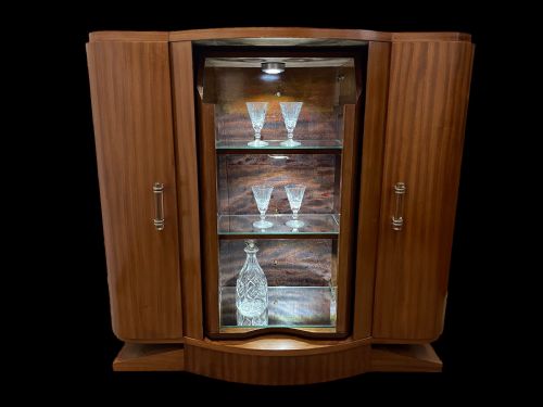 fig 1. French Art Deco Cocktail Cabinet