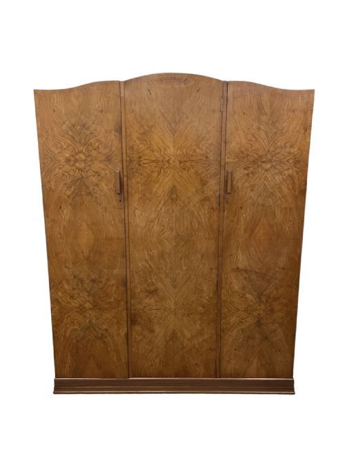 fig 1. Art Deco Triple Wardrobe