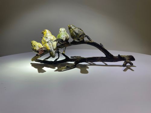 fig 1. Cold Painted Bronze attributed to Franz Bergman